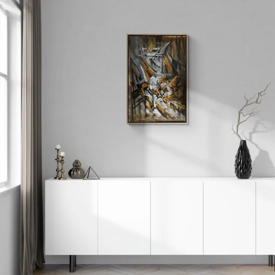 Time Tunnel of Abstract Lines Oil Painting