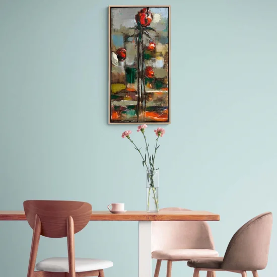 Red Rose Oil Painting