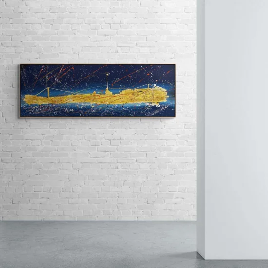 Fascinating City Oil Painting