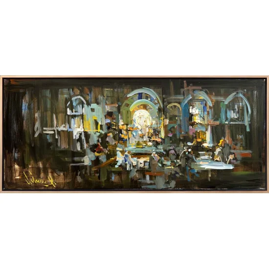 Soyut Düşlerin Peşinde Yağlı Boya Tablosu