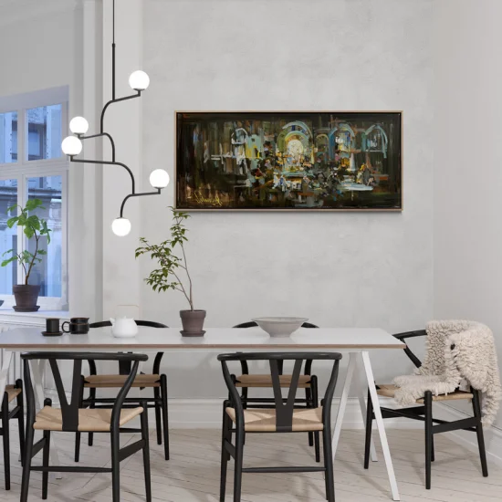 Soyut Düşlerin Peşinde Yağlı Boya Tablosu