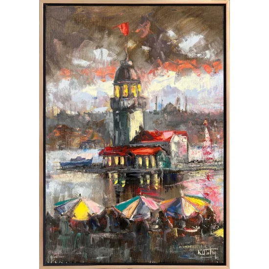 Silent Guests Of Maidens Tower Oil Painting