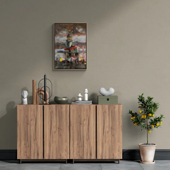 Silent Guests Of Maidens Tower Oil Painting