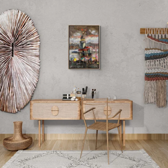 Silent Guests Of Maidens Tower Oil Painting