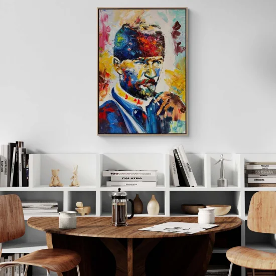 Milli Mücadelenin Mimarı Yağlı Boya Tablosu