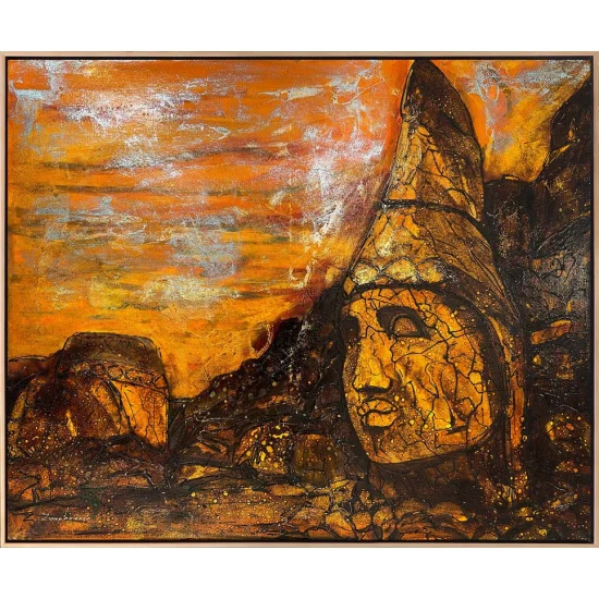 Nemrutun Tarihî Yankıları Yağlı Boya Tablosu