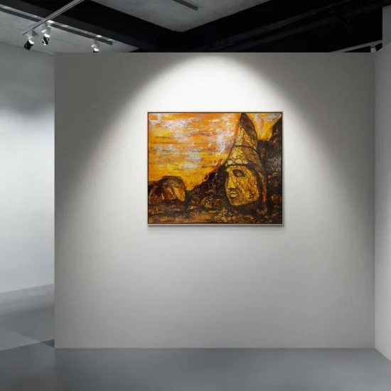 Nemrutun Tarihî Yankıları Yağlı Boya Tablosu