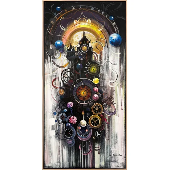 Zamanın Yankıları Yağlı Boya Tablosu