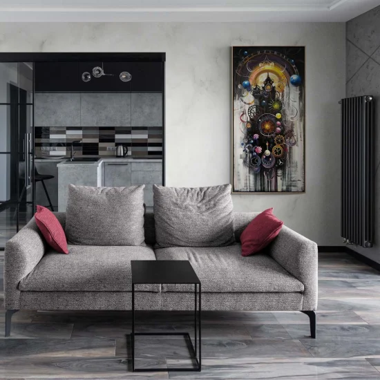 Zamanın Yankıları Yağlı Boya Tablosu