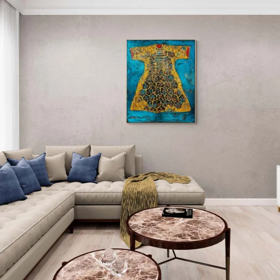 Geleneksel Kaftan Yağlı Boya Tablosu