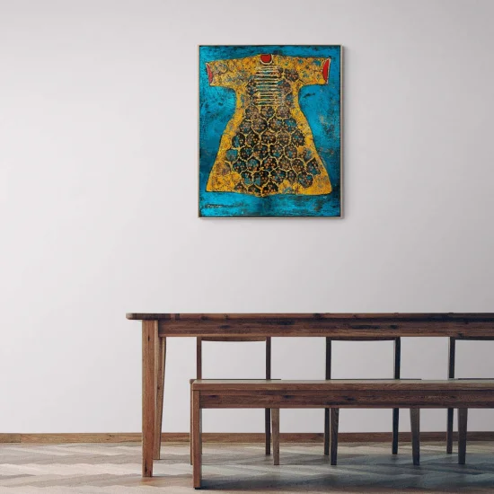 Geleneksel Kaftan Yağlı Boya Tablosu