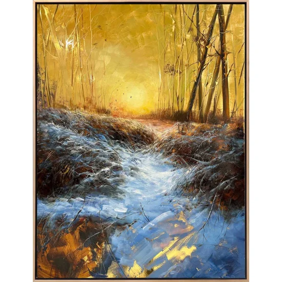 Winter Breeze Oil Painting