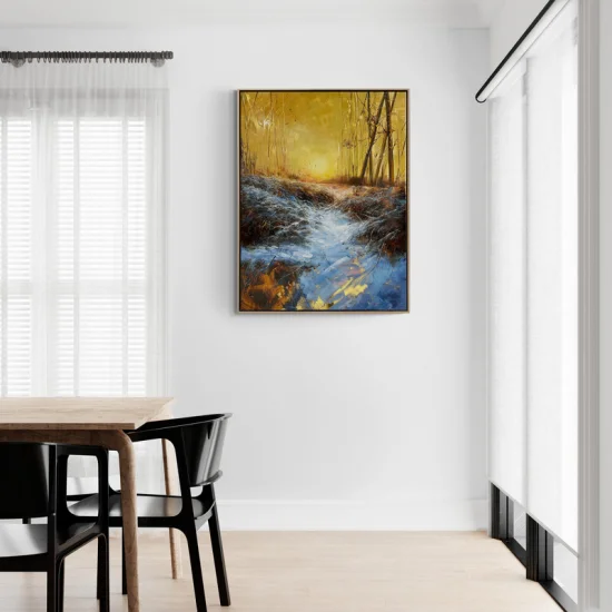 Winter Breeze Oil Painting