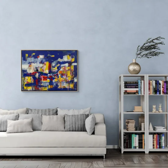 Complex Texture of Emotions Oil Painting