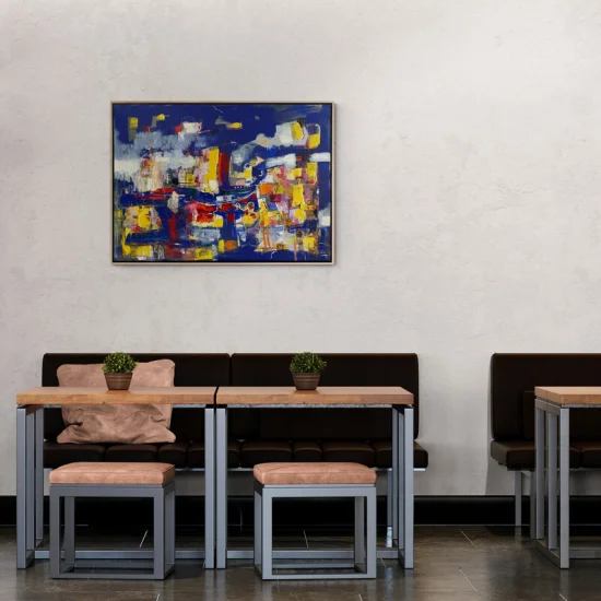 Complex Texture of Emotions Oil Painting