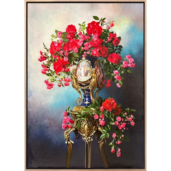 Life in a Vase Oil Painting
