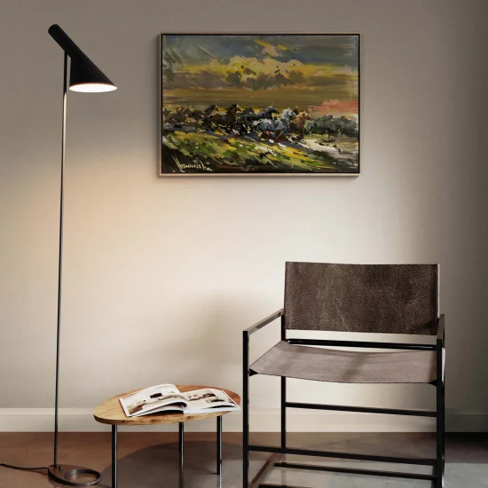 Atların Yolculuğu Yağlı Boya Tablosu