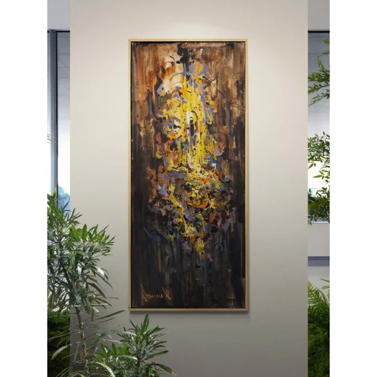 Duygunun Dokusu Yağlı Boya Tablosu