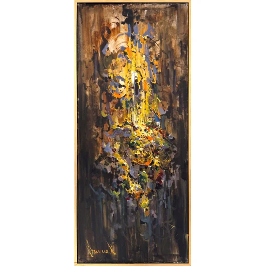 Duygunun Dokusu Yağlı Boya Tablosu