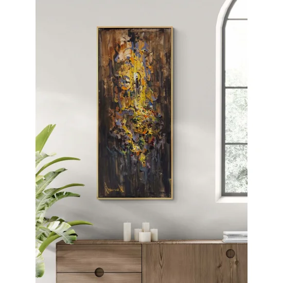 Duygunun Dokusu Yağlı Boya Tablosu