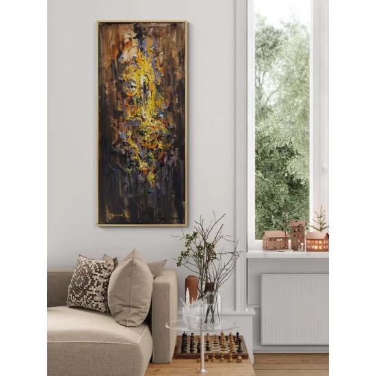 Duygunun Dokusu Yağlı Boya Tablosu