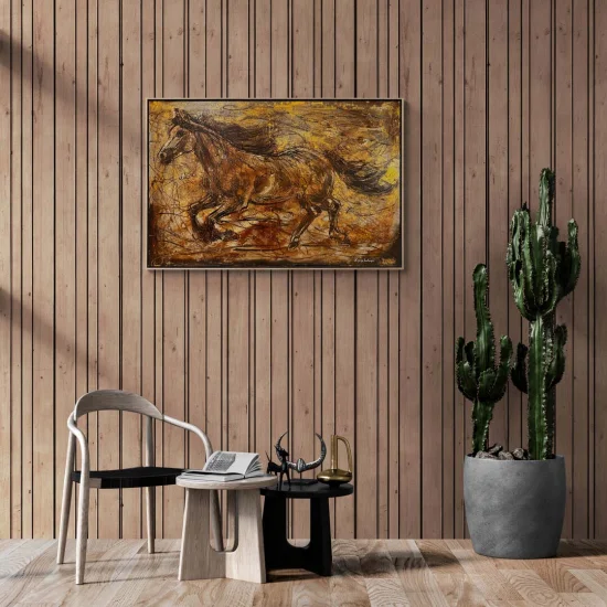 Plateau Wind Oil Painting