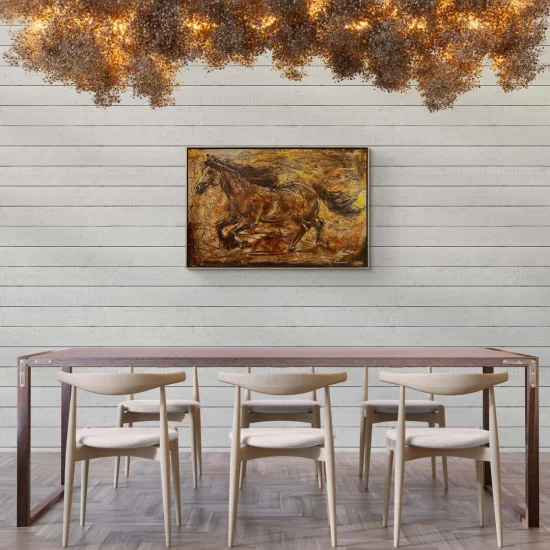 Plateau Wind Oil Painting