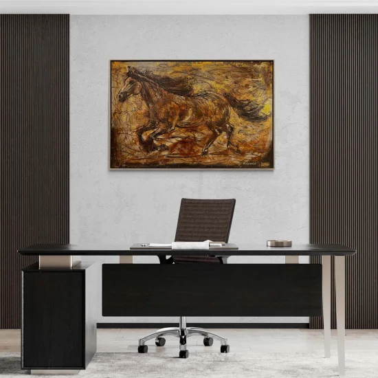 Plateau Wind Oil Painting