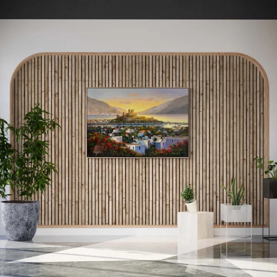 The Magnificence of Bodrum Castle Oil Painting