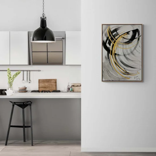 Emotional Wave Oil Painting