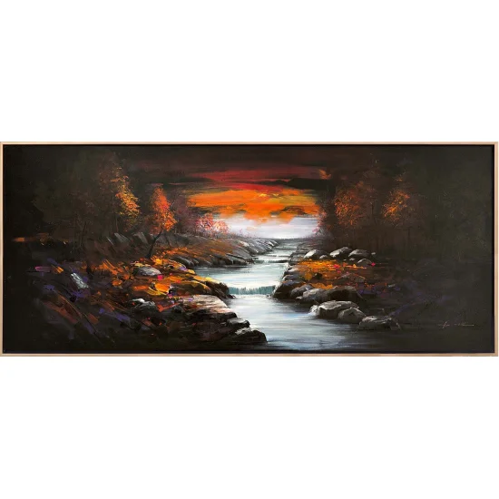 Mysterious Forest Oil Painting