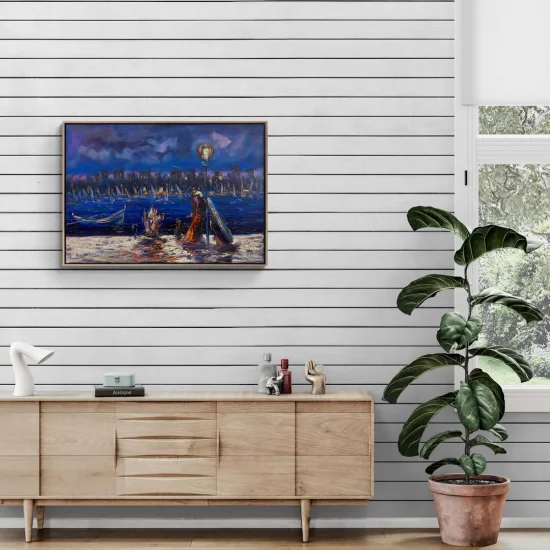 Abstract City Landscapes Oil Painting