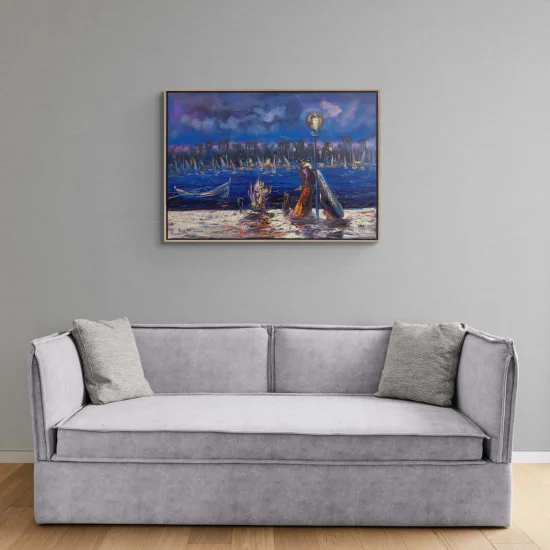 Abstract City Landscapes Oil Painting