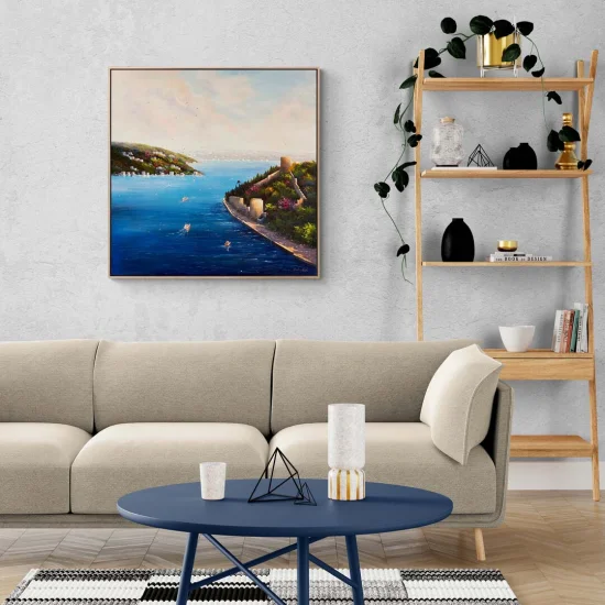 Bosphorus and Rumeli Hisarı Oil Painting