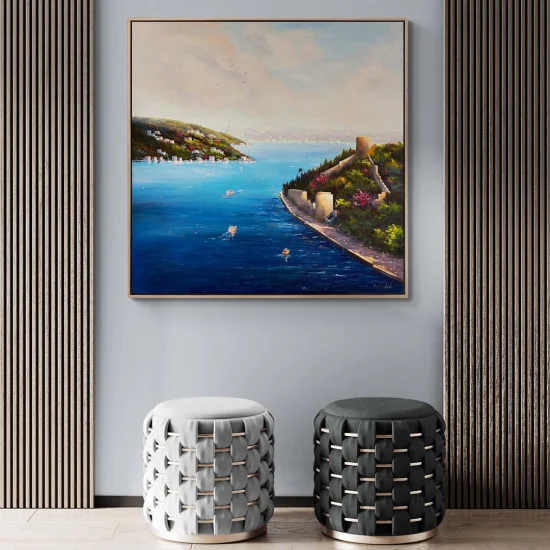 Bosphorus and Rumeli Hisarı Oil Painting