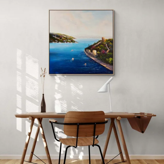 Bosphorus and Rumeli Hisarı Oil Painting