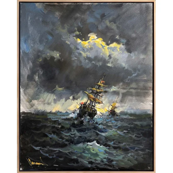 Traces of the Storm Oil Painting