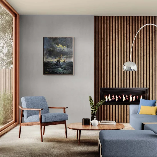 Traces of the Storm Oil Painting