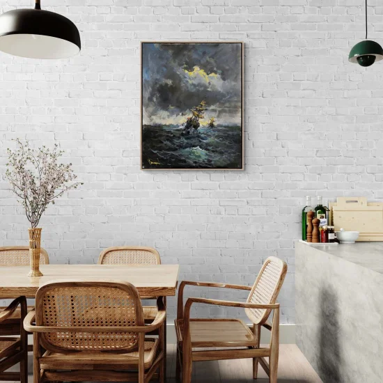 Traces of the Storm Oil Painting