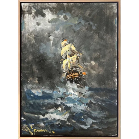 Fırtına Yağlı Boya Tablosu