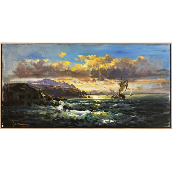 On the Trail of the Wind Oil Painting