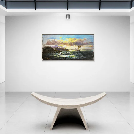 On the Trail of the Wind Oil Painting