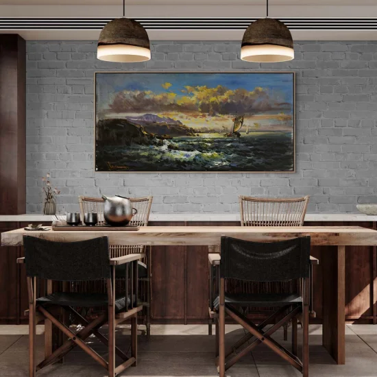 On the Trail of the Wind Oil Painting