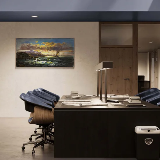 On the Trail of the Wind Oil Painting