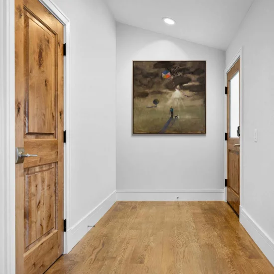 Uçurtmalı Çocuk Yağlı Boya Tablosu