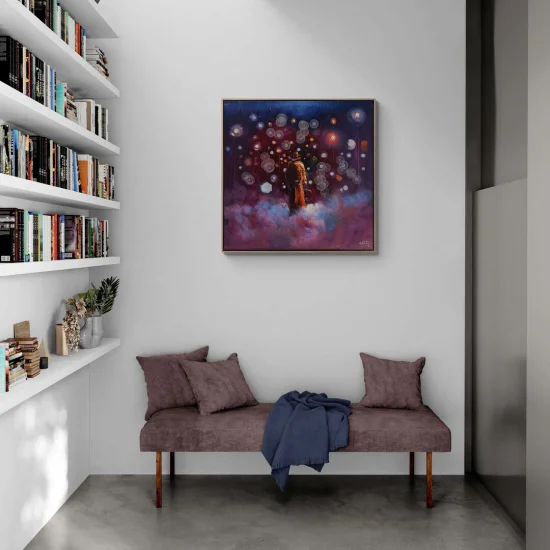 Yolculuğun Ruhu Yağlı Boya Tablosu