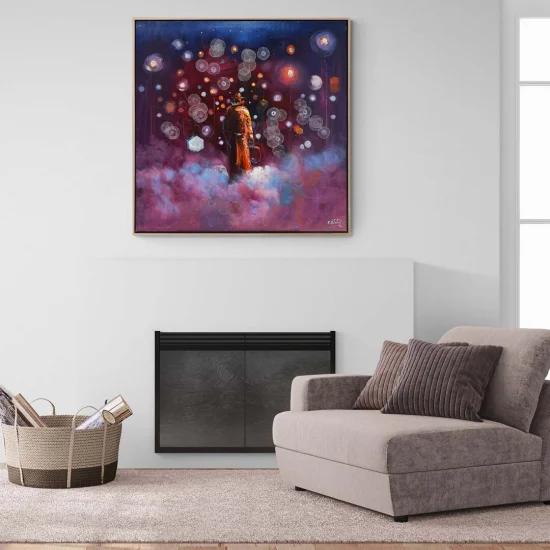 Yolculuğun Ruhu Yağlı Boya Tablosu