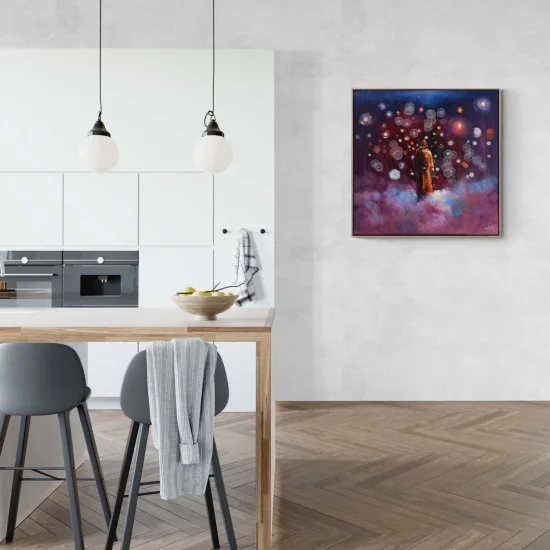 Yolculuğun Ruhu Yağlı Boya Tablosu