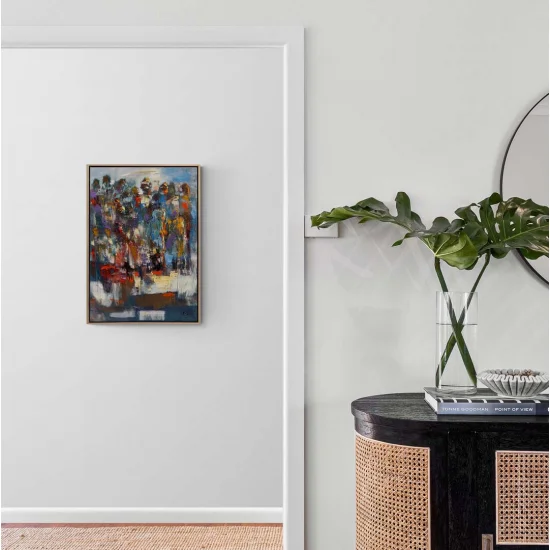 Soyut Renk Rüyası Yağlı Boya Tablosu