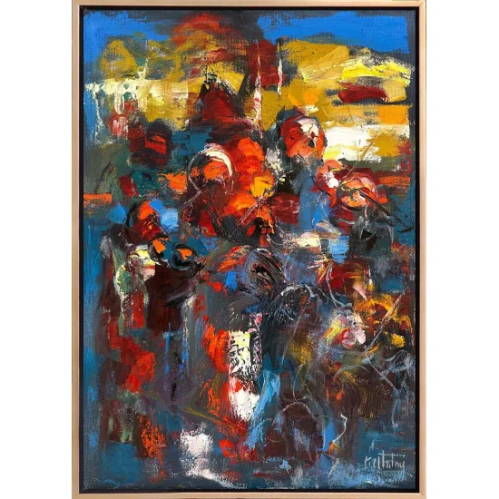 Abstract Rhythmic Harmony Oil Painting Painting